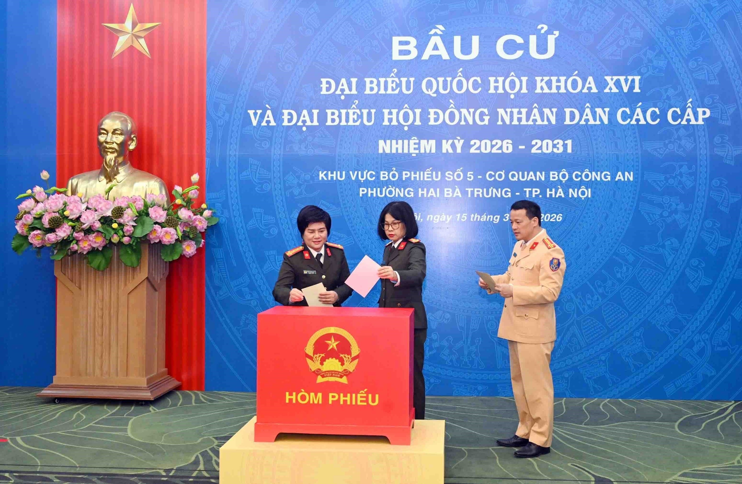 Kết thúc bầu cử: 99,38% cử tri cả nước đi bỏ phiếu- Ảnh 2.