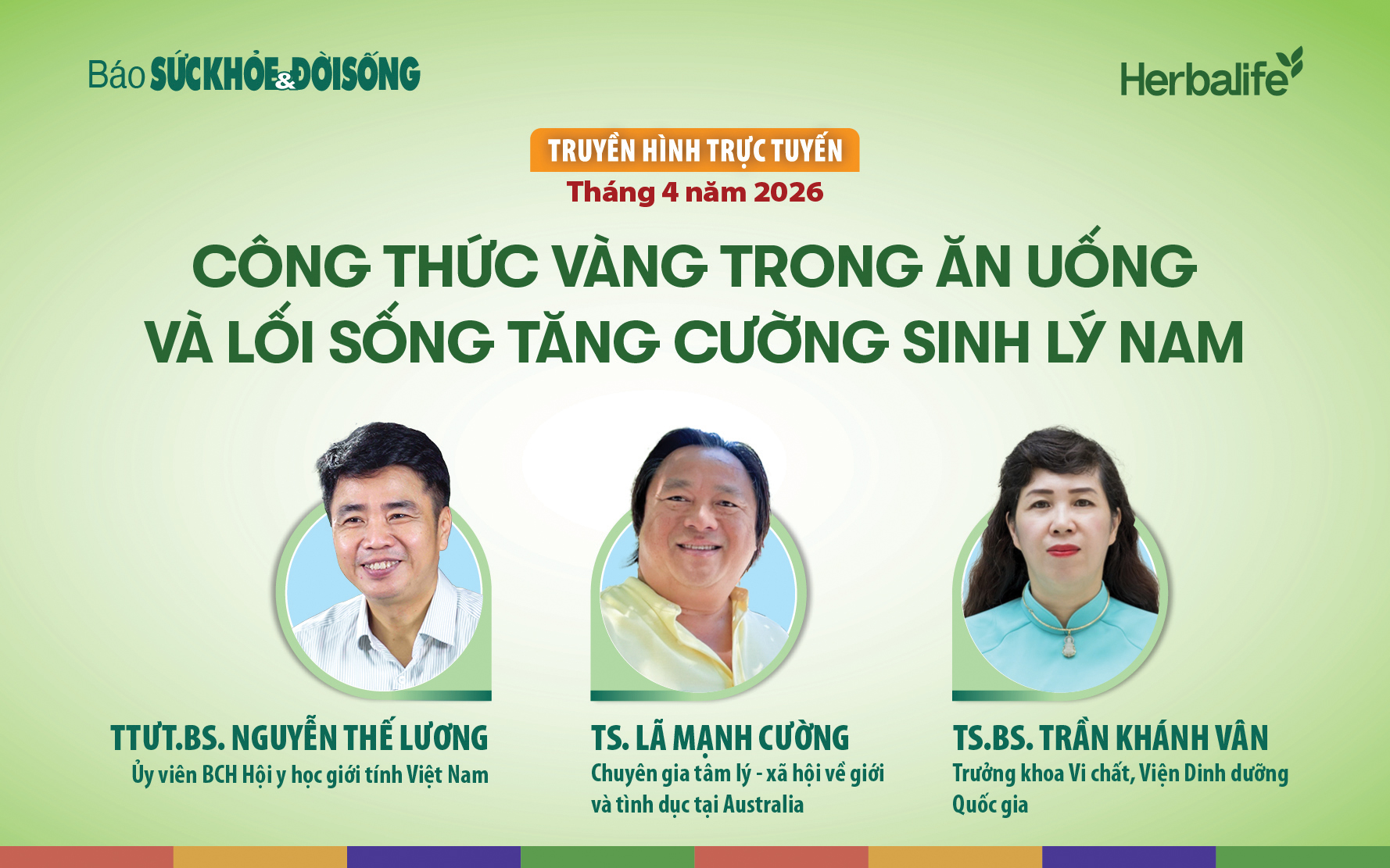 Truyền hình trực tuyến: Công thức vàng trong ăn uống và lối sống tăng cường sinh lý nam- Ảnh 1. Truyền hình trực tuyến: Công thức vàng trong ăn uống và lối sống tăng cường sinh lý nam- Ảnh 1.