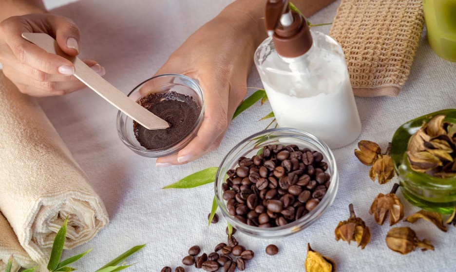 Tự làm mặt nạ cà phê loại bỏ vết rám nắng, tẩy tế bào chết và mụn đầu đen- Ảnh 2.