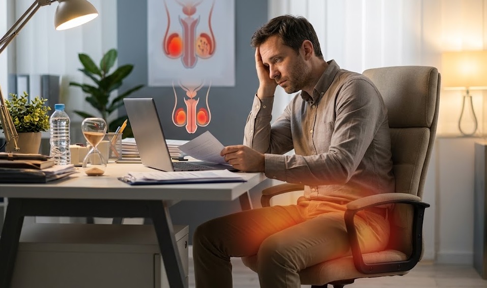 Ngồi lâu, mặc quần chật ảnh hưởng lớn đến chất lượng tinh trùng- Ảnh 1. Ngồi lâu, mặc quần chật ảnh hưởng lớn đến chất lượng tinh trùng- Ảnh 1.