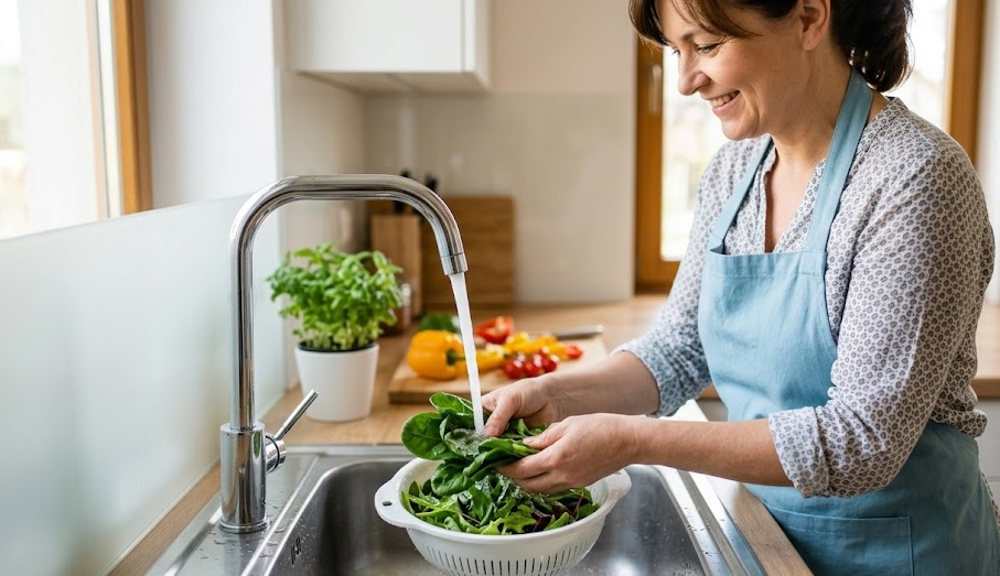 7 sai lầm khi rửa rau, củ gây hại sức khoẻ- Ảnh 2. 7 sai lầm khi rửa rau, củ gây hại sức khoẻ- Ảnh 2.