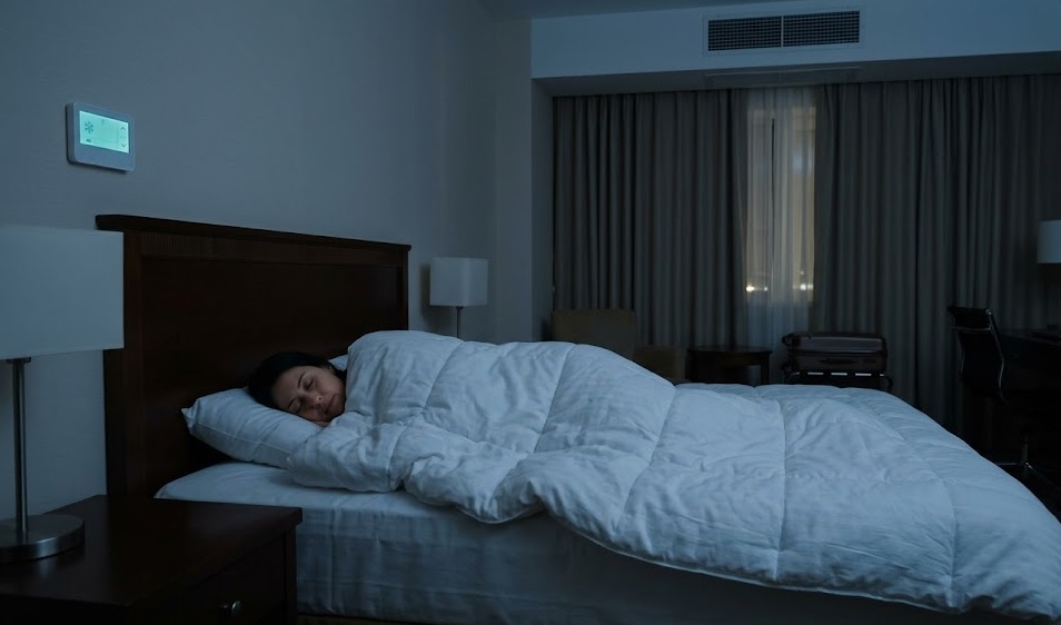 Sai lầm phổ biến gây hại sức khoẻ khi ngủ ở khách sạn - Ảnh 1. Sai lầm phổ biến gây hại sức khoẻ khi ngủ ở khách sạn - Ảnh 1.