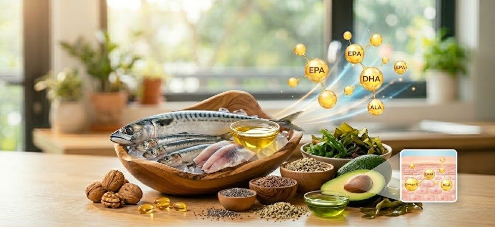 Có nên uống omega-3 để làm đẹp da?- Ảnh 2. Có nên uống omega-3 để làm đẹp da?- Ảnh 2.