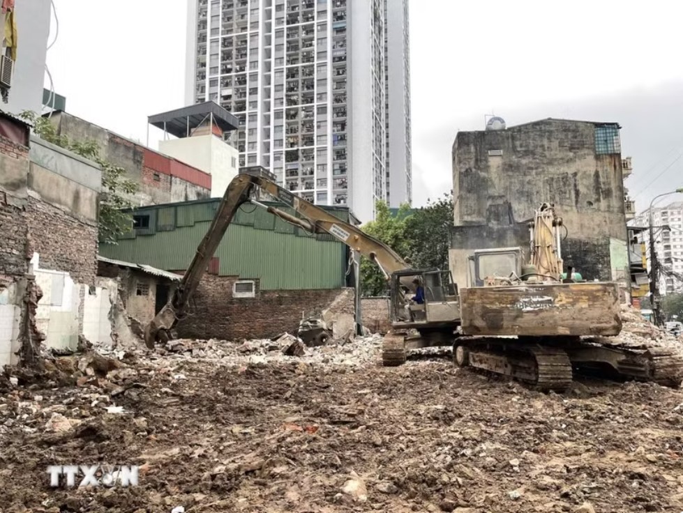 Hà Nội: Quyết tâm kịp tiến độ bàn giao mặt bằng đường Tam Trinh mở rộng trước 30/4- Ảnh 1. Hà Nội: Quyết tâm kịp tiến độ bàn giao mặt bằng đường Tam Trinh mở rộng trước 30/4- Ảnh 1.