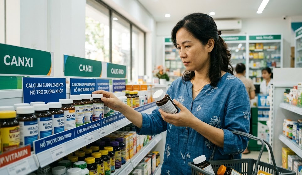 Loại canxi nào phù hợp để phòng loãng xương cho phụ nữ tuổi 40?- Ảnh 2.