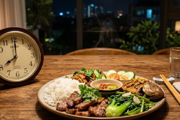 4 điều có thể xảy ra với hệ tiêu hóa khi ăn tối muộn