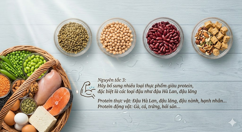 6 quy tắc dễ áp dụng chế độ ăn lành mạnh theo tiêu chuẩn quốc tế- Ảnh 3. 6 quy tắc dễ áp dụng chế độ ăn lành mạnh theo tiêu chuẩn quốc tế- Ảnh 3.