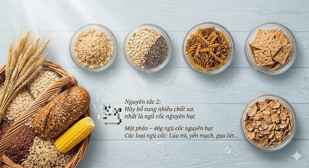 6 quy tắc dễ áp dụng chế độ ăn lành mạnh theo tiêu chuẩn quốc tế- Ảnh 2. 6 quy tắc dễ áp dụng chế độ ăn lành mạnh theo tiêu chuẩn quốc tế- Ảnh 2.