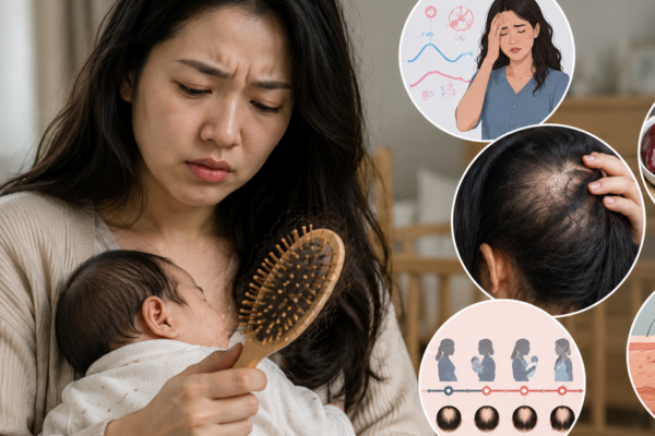 Rụng tóc sau sinh kéo dài: Khi nào không còn bình thường?