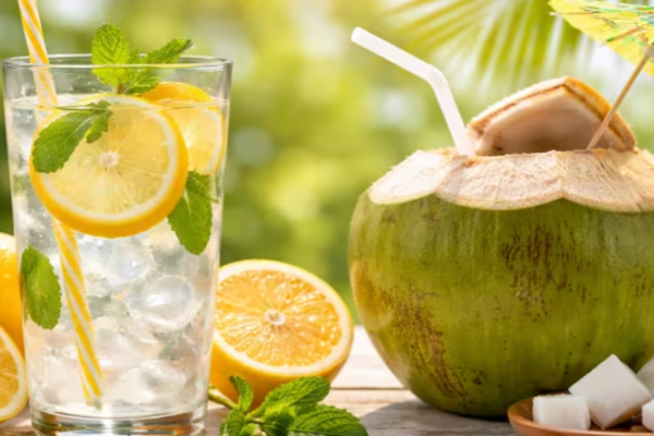 Trời nóng nên uống nước chanh hay nước dừa?