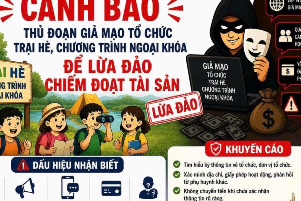 Cảnh báo giả mạo ‘trại hè quân đội’, ‘học kỳ công an’ lừa phụ huynh chuyển tiền