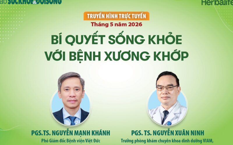 Truyền hình trực tuyến: Bí quyết sống khỏe với bệnh xương khớp