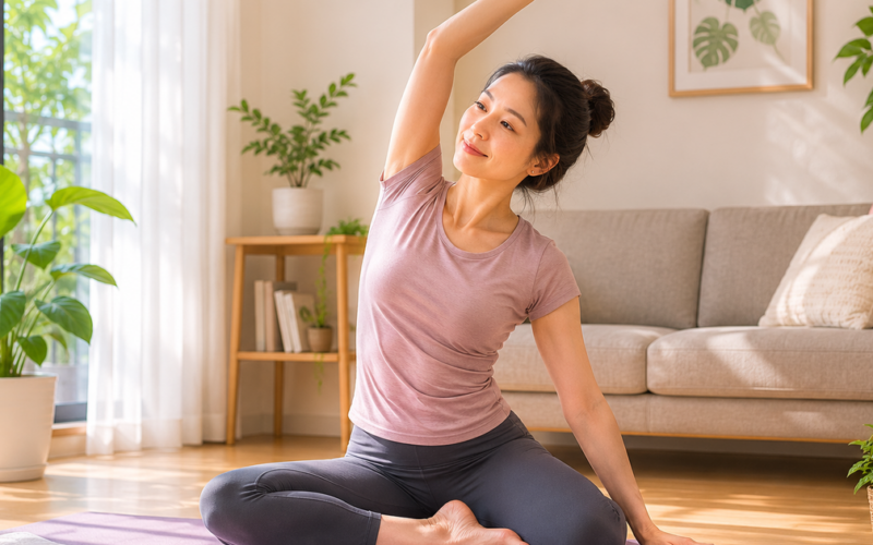 1 tháng tập yoga tại nhà có tác dụng gì?