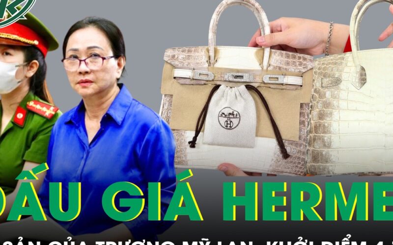 Hai chiếc Hermes ‘khét tiếng’ của Trương Mỹ Lan đấu giá khởi điểm 4,1 tỷ