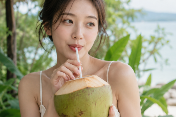 Uống nước dừa mỗi ngày có giúp da đẹp hơn?