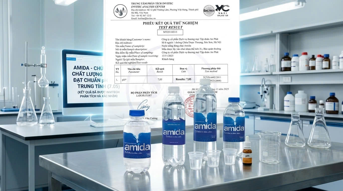 photo-1779338929750-1779338930703143317557 Nước uống đóng chai Amida: Giải pháp bù nước an toàn- Ảnh 1.