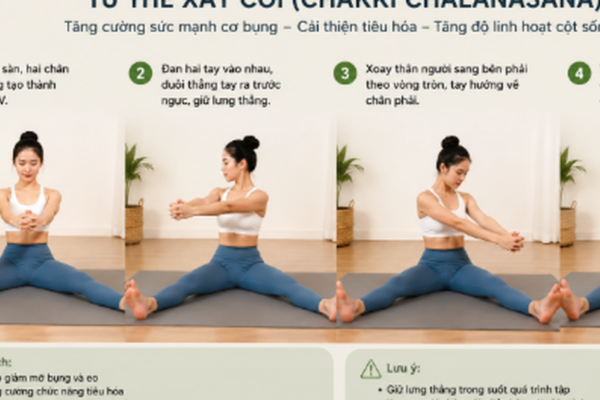 4 tư thế yoga nên tập vào buổi sáng giúp tăng độ dẻo dai, hỗ trợ giảm đau lưng
