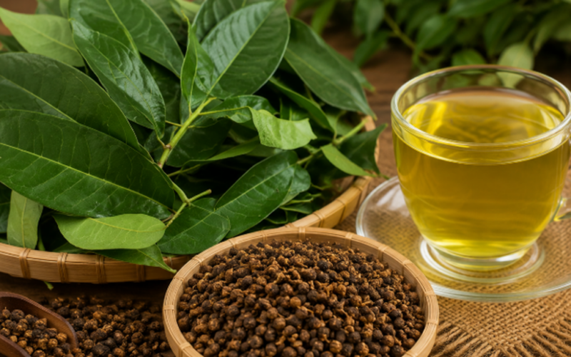 Mùa hè nên uống nước lá vối hay nụ vối tốt hơn?