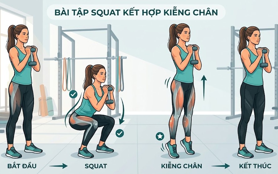 squat-1780132984769661365154 4 bài tập tại nhà cực tốt khi thời tiết oi bức đỉnh điểm- Ảnh 2.