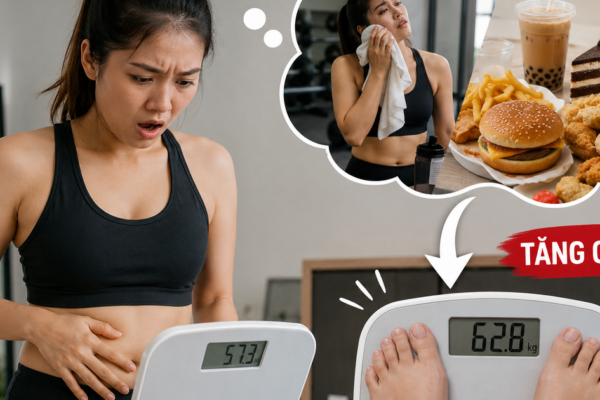 Vì sao nhiều người tăng cân dù tập luyện đều?