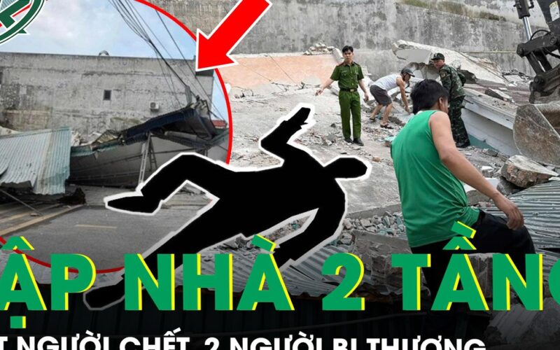 Hiện trường tan hoang vụ sập nhà 2 tầng ở Quảng Ninh khiến một người chết, 2 người bị thương