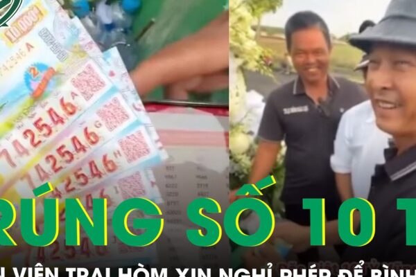 Khoảnh khắc nam tài xế trại hòm vỡ òa vì trúng độc đắc 10 tỷ, quyết định xin nghỉ phép để…bình tâm