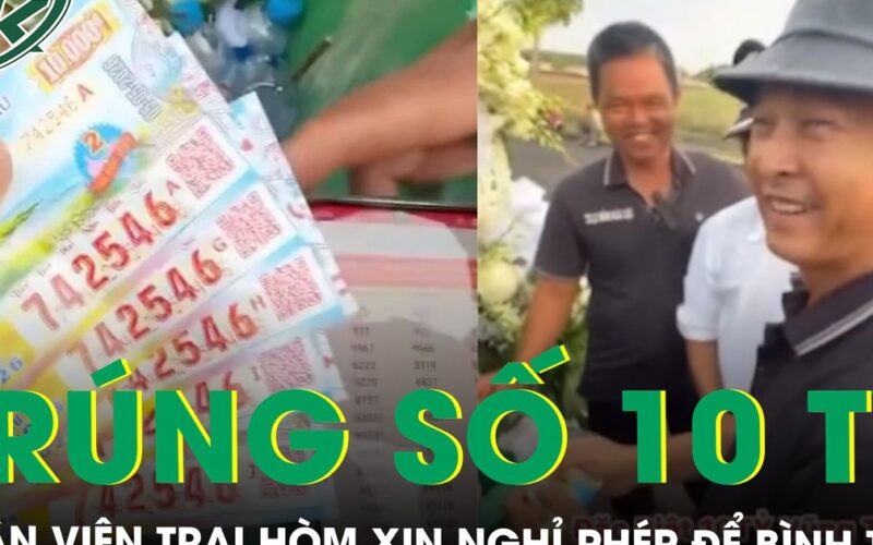 Khoảnh khắc nam tài xế trại hòm vỡ òa vì trúng độc đắc 10 tỷ, quyết định xin nghỉ phép để…bình tâm