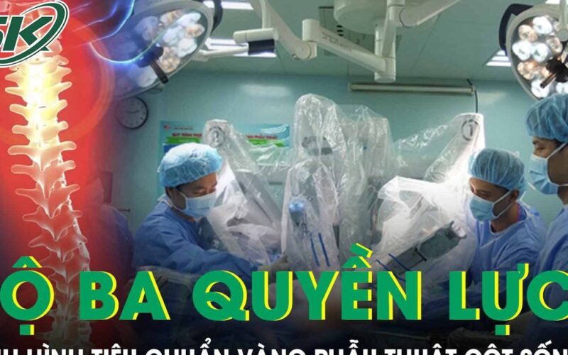 ‘Bộ ba quyền lực’ định hình tiêu chuẩn vàng trong phẫu thuật cột sống