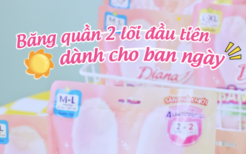 5 lí do nên thử ngay Diana Băng Quần Double Fresh 2 lõi cho nhu cầu dùng ban ngày