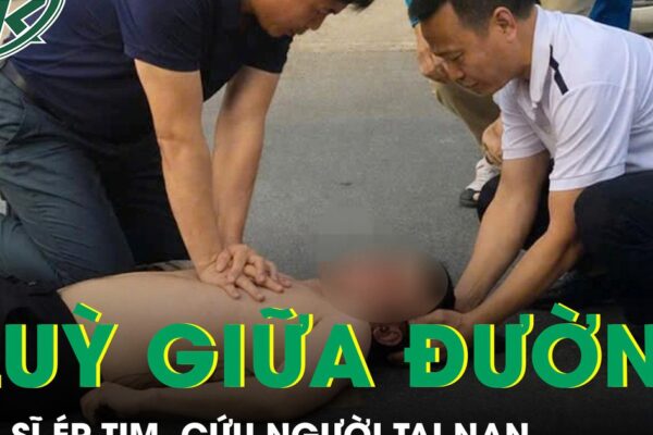 Phó Giám đốc bệnh viện quỳ giữa đường ép tim, cứu người tai nạn