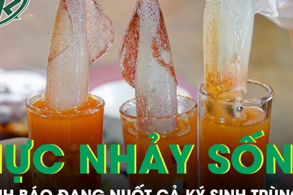 Món ‘mực nhảy sống’ sốt mạng xã hội, chuyên gia cảnh báo đang nuốt cả ký sinh trùng