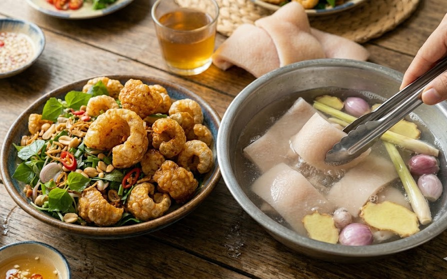 Ăn bì lợn có thực sự bổ sung collagen tốt cho da và khớp?