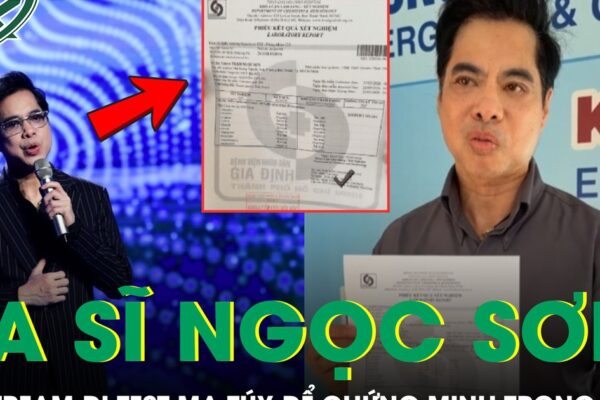 Ca sĩ Ngọc Sơn livestream đi test ma túy để chứng minh trong sạch giữa ồn ào