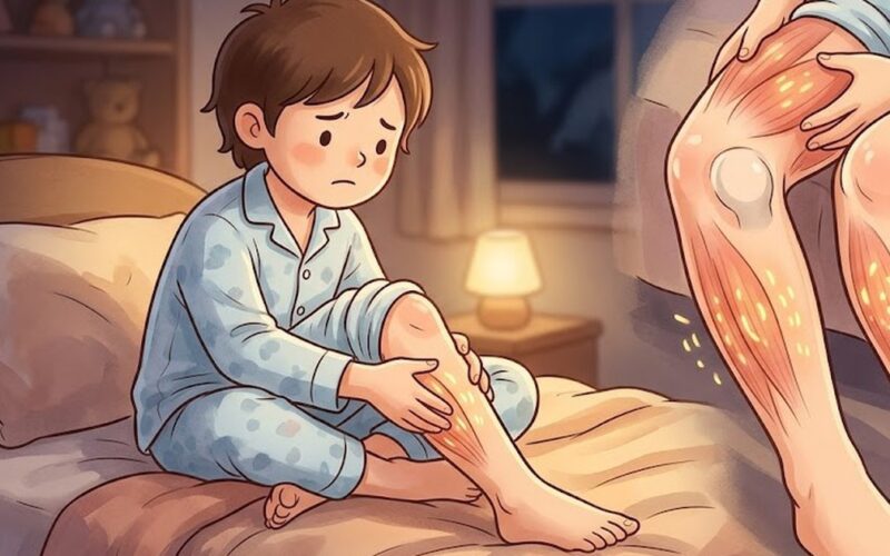 Dấu hiệu đặc trưng khi trẻ đau tăng trưởng
