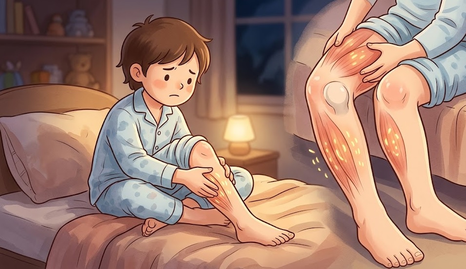 Dấu hiệu đặc trưng khi trẻ đau tăng trưởng
- Ảnh 1.