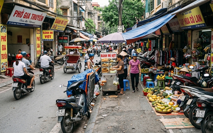 Hà Nội: Đề xuất tăng gấp đôi mức xử phạt hành vi lấn chiếm vỉa hè, lòng đường