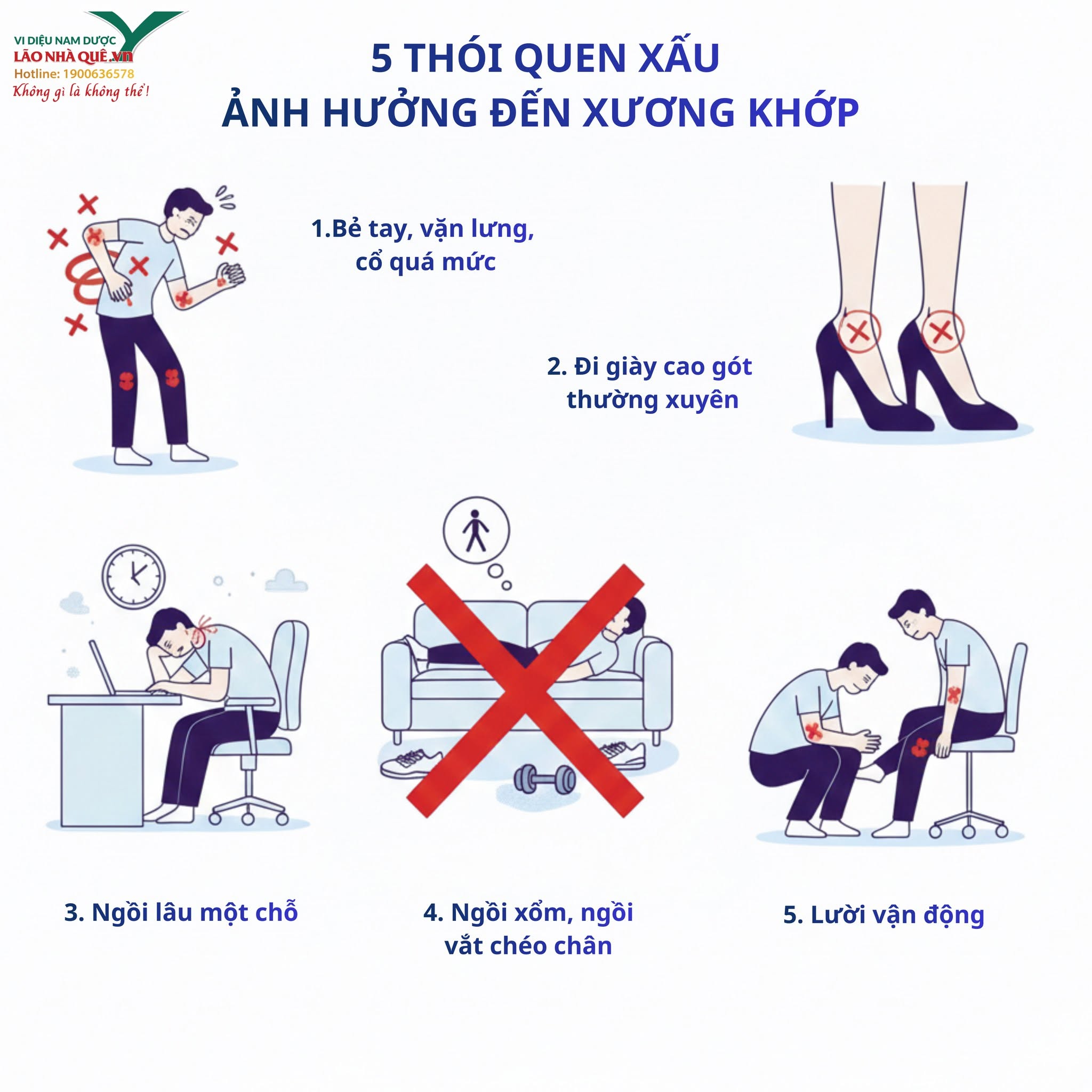 lao-nha-que-chi-ra-nhung-tu-the-lam-anh-huong-den-xuong-khop-17809029803571524901405 Tìm hiểu nguyên lý 'Khai thông cột sống' của Lão Nhà Quê- Ảnh 1.