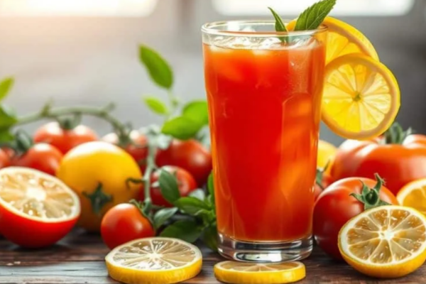 Lợi ích bất ngờ khi uống nước chanh cà chua trong mùa hè