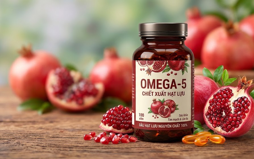 Omega-5: Siêu chất chống lão hóa chỉ có trong quả lựu