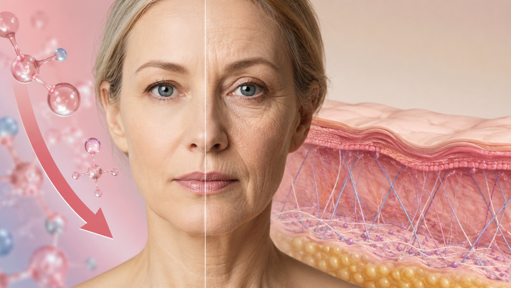 Sau mãn kinh: Vì sao da lão hóa nhanh trong những năm đầu?- Ảnh 1.