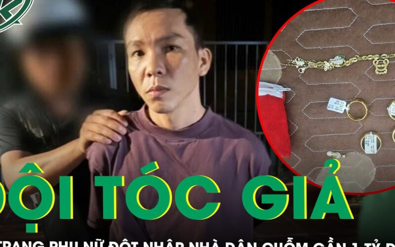 Đội tóc giả, cải trang phụ nữ đột nhập nhà dân cuỗm gần 1 tỷ đồng ở Đà Nẵng, nam thanh niên bị bắt nóng