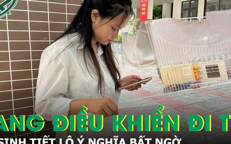 Nữ sinh mang điều khiển điều hòa đến điểm thi, tiết lộ ý nghĩa đặc biệt