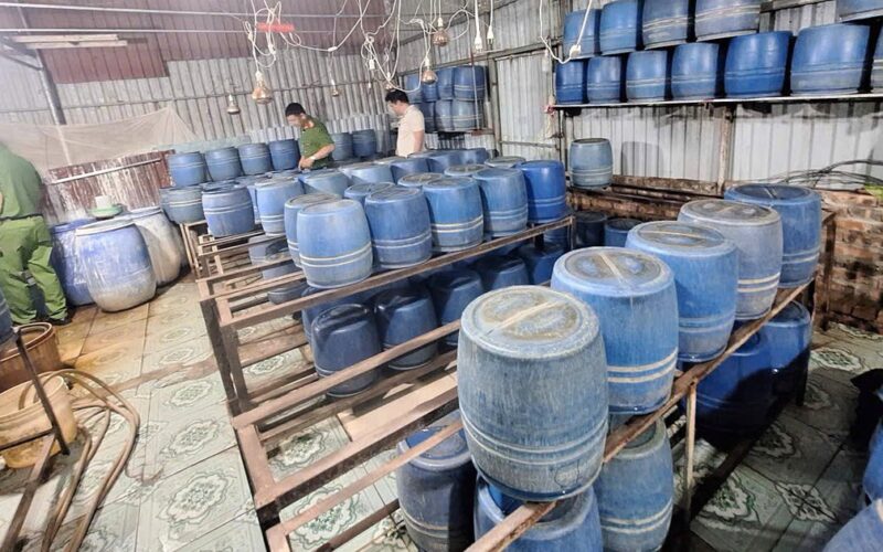 Sử dụng chất cấm để sản xuất giá đỗ, gã đàn ông bị khởi tố