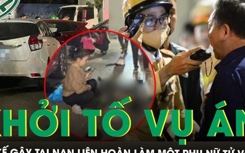 Khởi tố vụ án tài xế say xỉn gây tai nạn liên hoàn làm một phụ nữ tử vong trên phố Nguyễn Chánh
