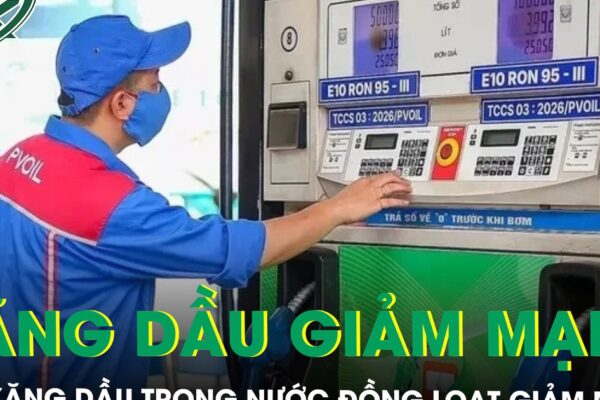 Giá xăng dầu trong nước đồng loạt giảm mạnh, E10 cũng hạ hơn 1.300 đồng/lít