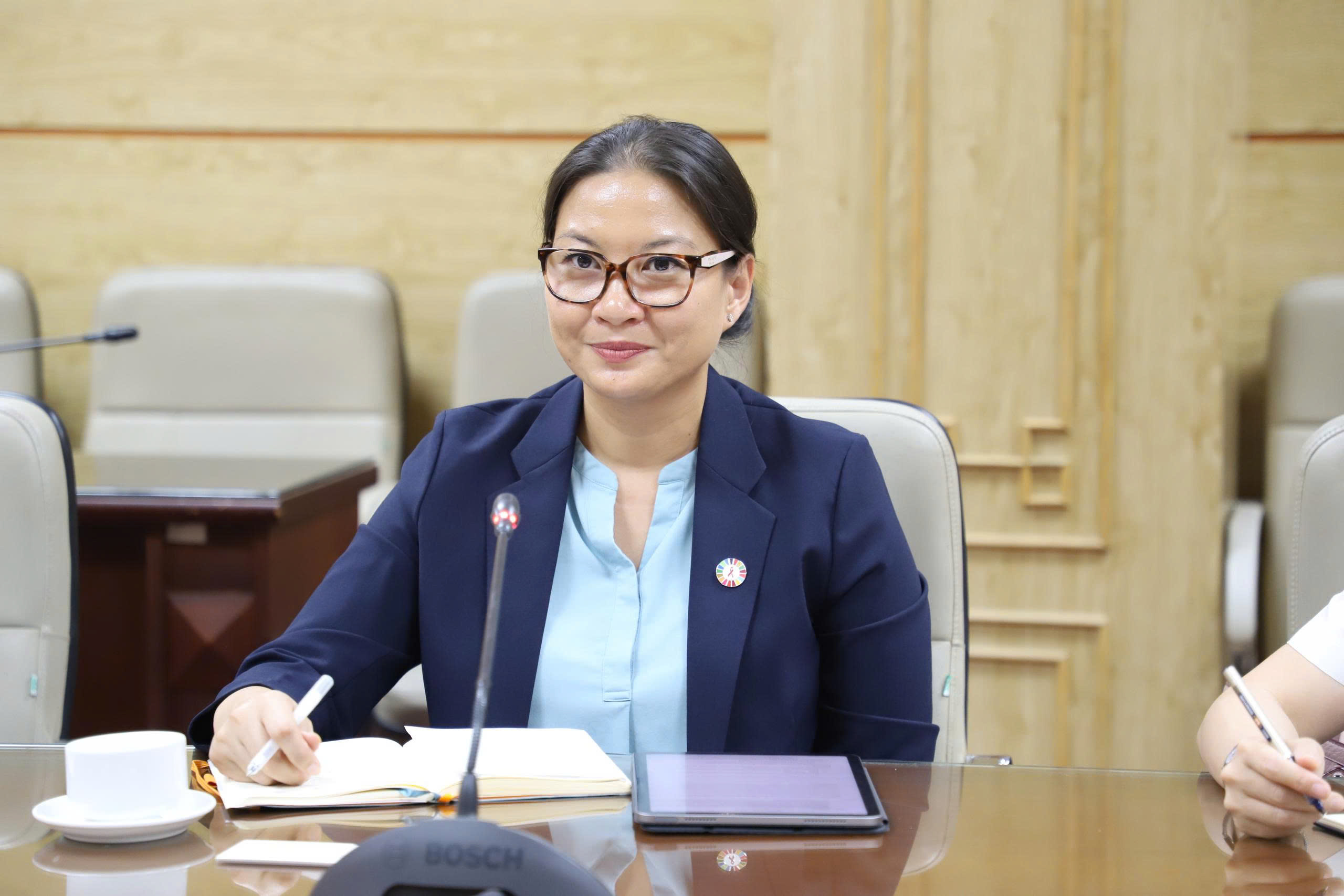 Thứ trưởng Thường trực Vũ Mạnh Hà tiếp Giám đốc UNAIDS phụ trách Việt Nam, Lào, Campuchia và Malaysia- Ảnh 2.